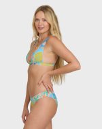 Coastal Cruise Sunni Plunge Tank Top - Dream Blue - Image 3
