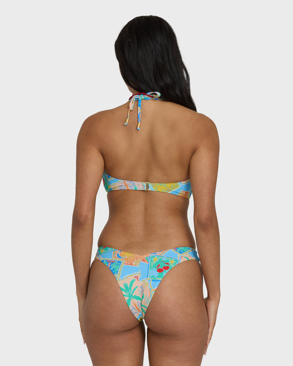BL000380W_DRM_OM-F.jpg Coastal Cruise V Hike Bikini Bottoms - Dream Blue - Image 1