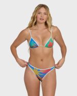 Midnight Tropics Skimpy Hike Bikini Bottoms - True Blue - Image 2