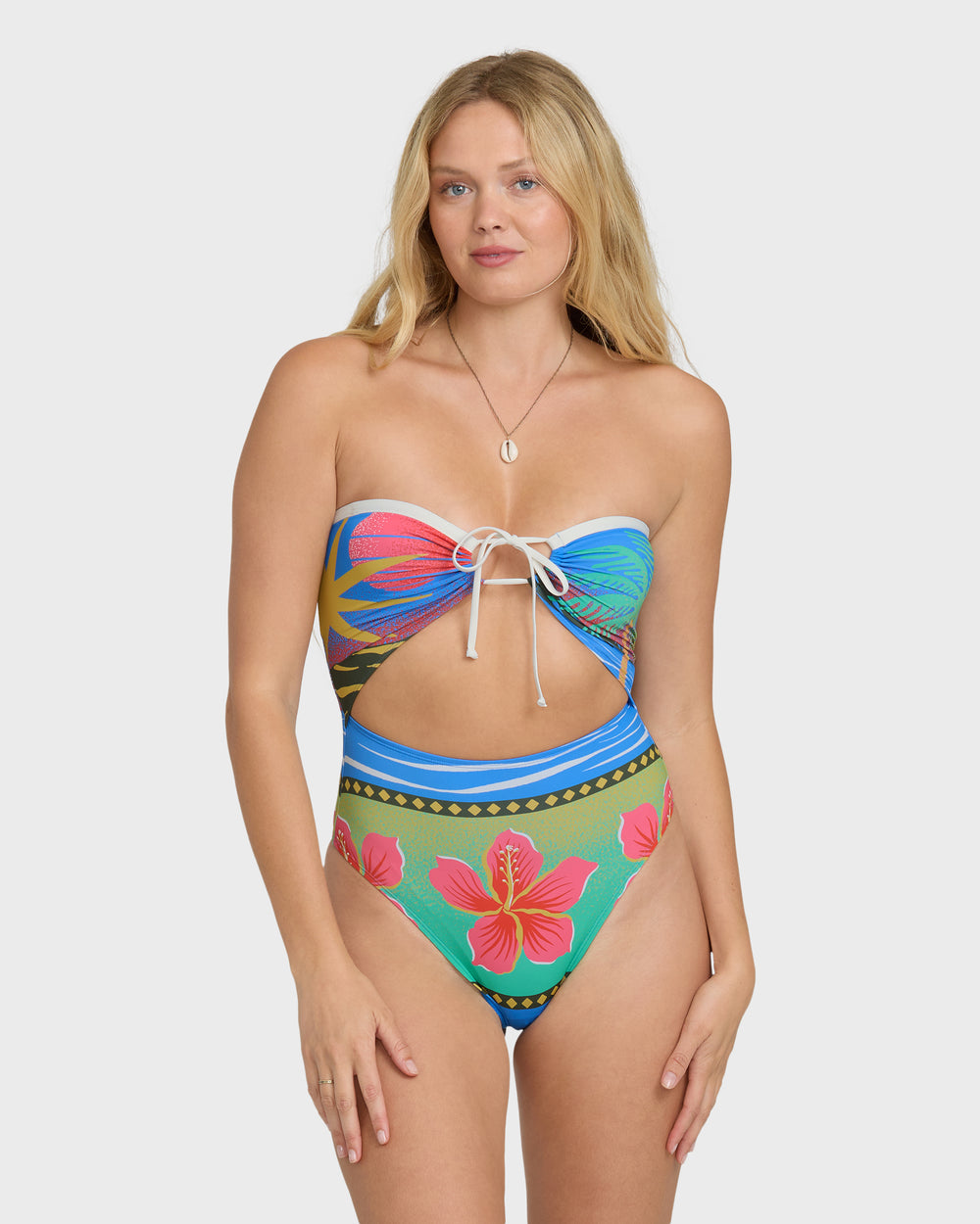 BL000387W_TRB1_OM-F.jpg Midnight Tropics Andrew Hawaii Swimsuit - True Blue - Image 1