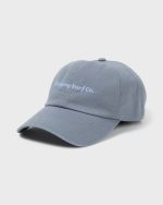 Curved Bill Dad Cap Hat - Blue Smoke - Image 3