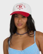 Dad Cap Hat - Fiesta Red - Image 2