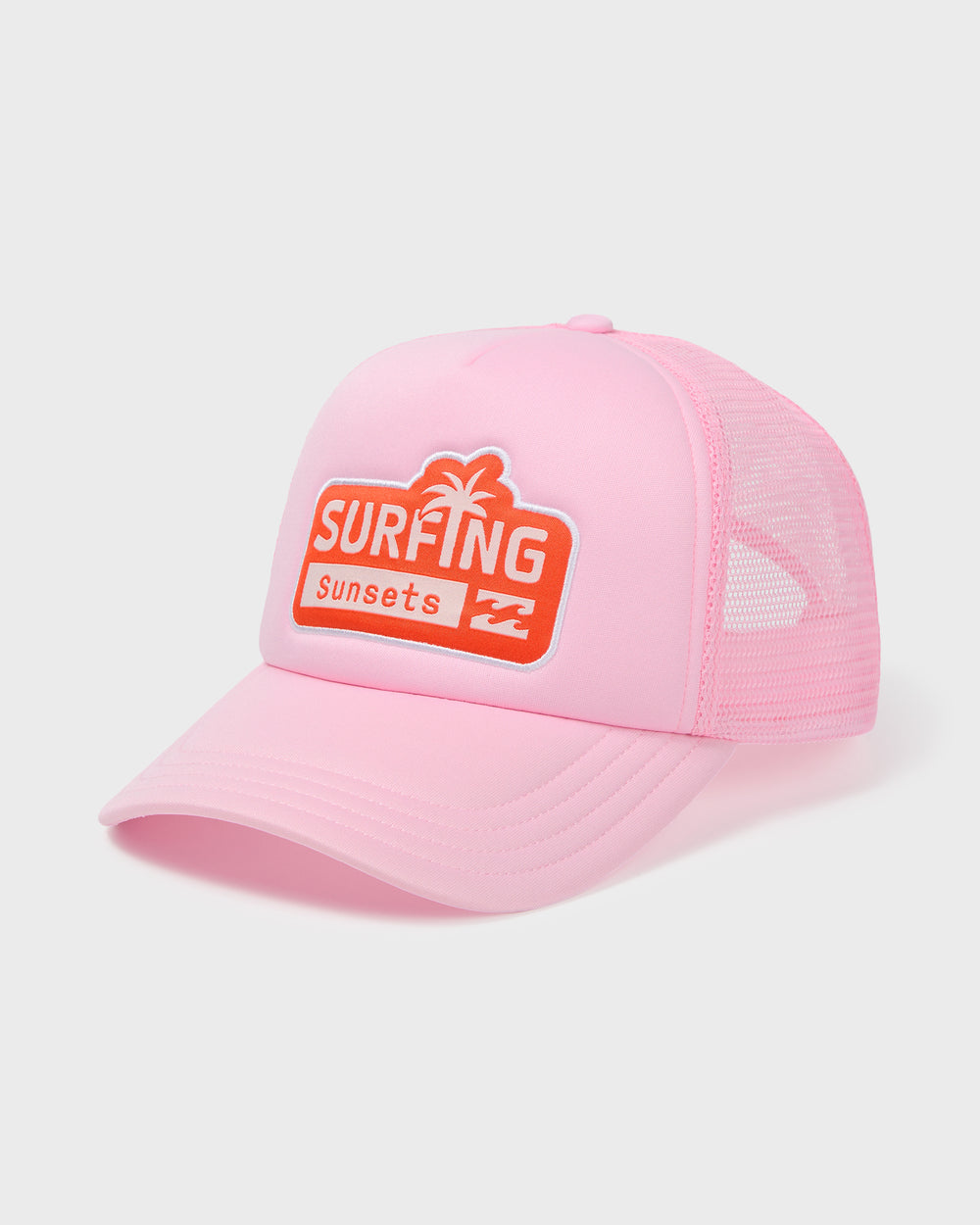BL000393W_CNK_FL-F.jpg Grandpa Trucker Hat - Candy Pink - Image 1