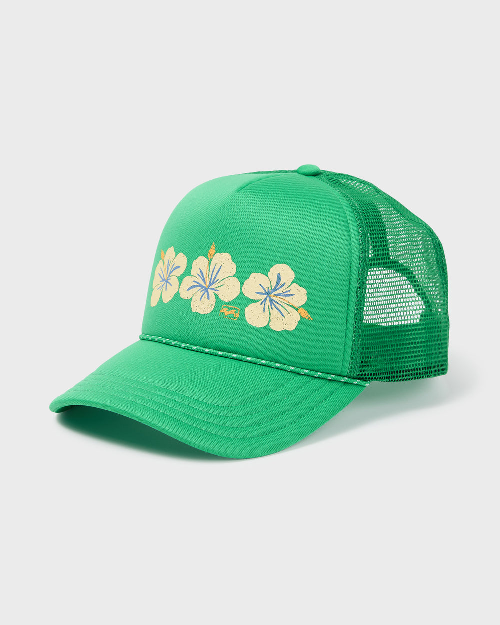 BL000393W_FLG_FL-F.jpg Grandpa Trucker Hat - Field Green - Image 1