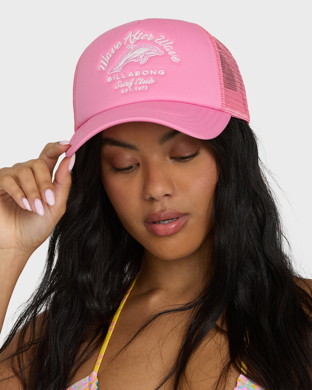 BL000393W_PYP_OM-1.jpg Grandpa Trucker Hat - Party Pink - Image 1