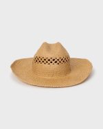 Wild Waves Wide Brim Straw Hat - Natural - Image 5