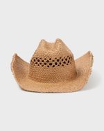 Wild Waves Wide Brim Straw Hat - Natural - Image 4