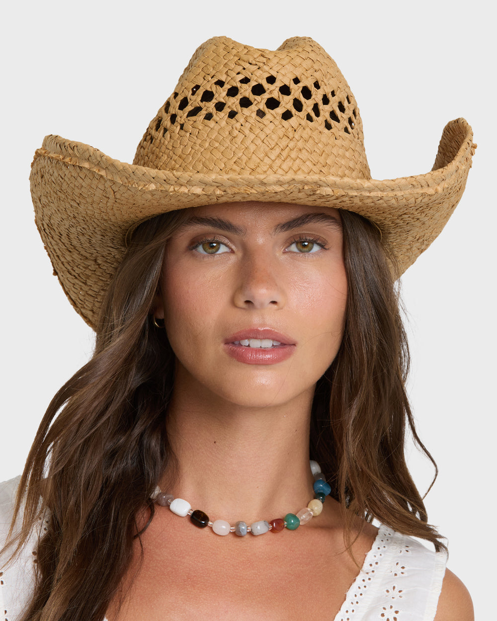 BL000397W_NAT1_OM-1.jpg Wild Waves Wide Brim Straw Hat - Natural - Image 1