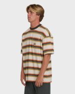Baxter Short Sleeve Knit T-Shirt - Oatmeal - Image 4