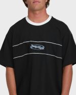 Bad Dog Precision Short Sleeve Knit T-Shirt - Black - Image 4