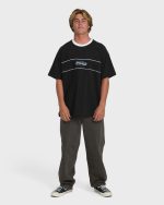 Bad Dog Precision Short Sleeve Knit T-Shirt - Black - Image 3