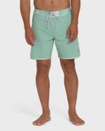 73 Pro 18" Boardshorts - Granite Green