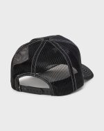 Peaked Trucker Hat - Black - Image 4