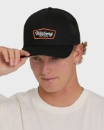 Walled Trucker Hat - Black - Image 2