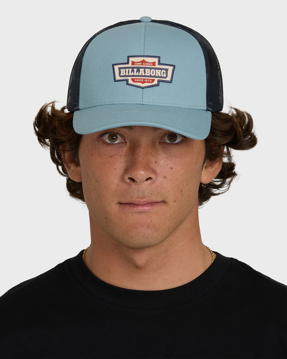 BL000428M_FOG1_OM-1.jpg Walled Trucker Hat - Blue Fog - Image 1