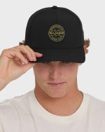 Crossfire Snapback Hat - Black - Image 2