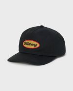 Caution Snapback Hat - Black - Image 3
