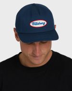 Caution Snapback Hat - Dark Denim
