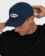Caution Snapback Hat - Dark Denim - Image 2