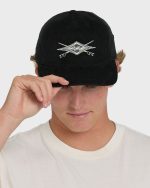Heritage Strapback Hat - Black - Image 2
