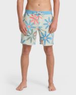 Good Times Lo Tide 17.5" Boardshorts - Blue Fog