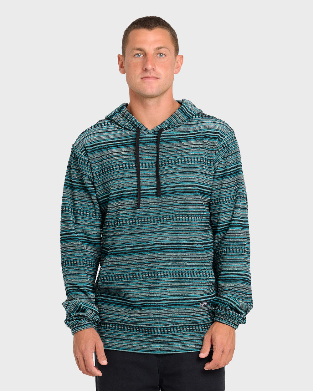 BL000478M_BLK_OM-F.jpg Flecker Diego YD Pullover Hoodie - Black - Image 1
