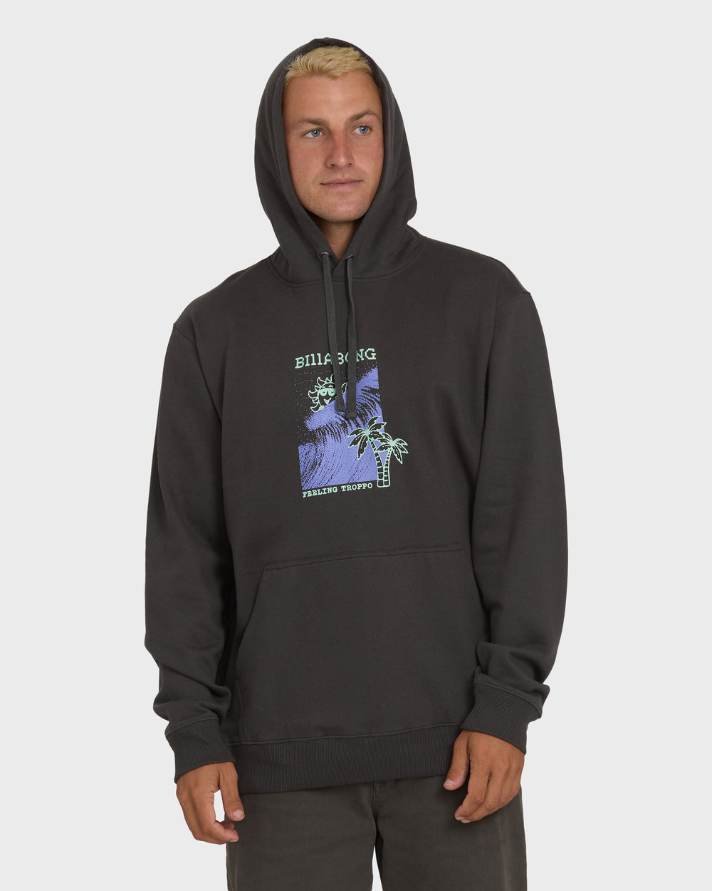 BL000479M_RVN_OM-F.jpg Short Sands Pullover Hoodie - Raven - Image 1