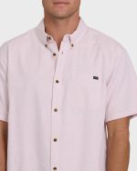 All Day Short Sleeve Woven Shirt - Ash Rose - Image 5