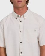 All Day Short Sleeve Woven Shirt - Khaki - Image 5