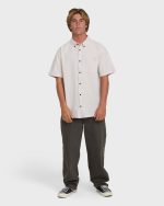 All Day Short Sleeve Woven Shirt - Khaki - Image 4