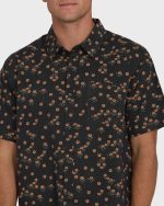 Sundays Mini Short Sleeve Woven Shirt - Black - Image 5