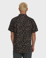Sundays Mini Short Sleeve Woven Shirt - Black - Image 2