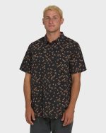 Sundays Mini Short Sleeve Woven Shirt - Black