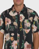 Sundays Short Sleeve Woven Shirt - Black - Image 5