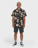 Sundays Short Sleeve Woven Shirt - Black - Image 4