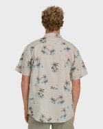 Sundays Short Sleeve Woven Shirt - Fog - Image 3