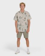 Sundays Short Sleeve Woven Shirt - Fog - Image 5