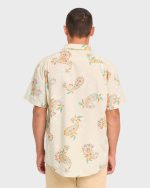 Sundays Short Sleeve Woven Shirt - Oatmeal - Image 2
