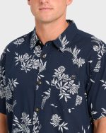 Sundays Short Sleeve Woven Shirt - True Navy - Image 5