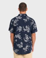 Sundays Short Sleeve Woven Shirt - True Navy - Image 2