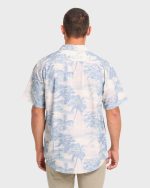 Sundays Lounge Short Sleeve Woven Shirt - Blue Haze - Image 2