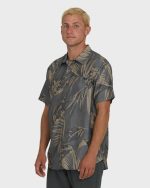 Sundays Lounge Short Sleeve Woven Shirt - Black - Image 3
