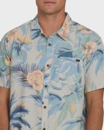 Sundays Lounge Short Sleeve Woven Shirt - Blue Horizon - Image 5