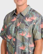 Sundays Lounge Short Sleeve Woven Shirt - Phantom - Image 5