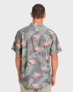 Sundays Lounge Short Sleeve Woven Shirt - Phantom - Image 2
