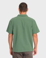 Victoria Vacay Short Sleeve Woven Shirt - Sea Spray - Image 2
