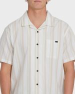 Victoria Vacay Short Sleeve Woven Shirt - White Sand - Image 6