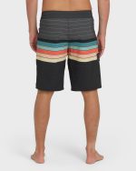 All Day Stripe Pro Performance 20" Boardshorts - Black - Image 2