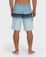 All Day Stripe Pro Performance 20" Boardshorts - Blue Fog - Image 2
