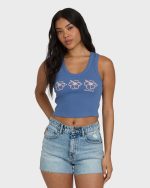 Headed To Sea Tank Top - Dutch Blue